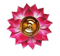Home Decore Diya (metal) - Decorative Stainless Steel Diyas, Ideal For Living Room And Mandir, Elegant Design And Durable Finish