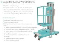 Industrial Single Mast Aerial Work Platform