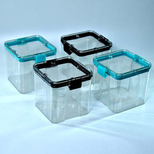 4pc Square Container 700ml Used For Storing Types Of Food Stuffs And Items 2763