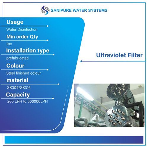 UV Water Treatment Filter