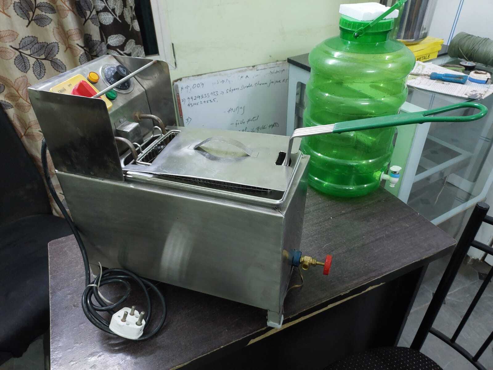 Stainless Steel Deep Oil fryer Gas Cum Electric