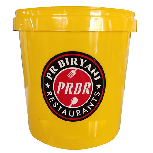 Food Packaging Plastic Container - Color: Yellow