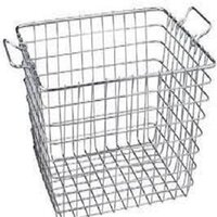 Metal Wire Basket - Steel Wire, 10x10x10 Inches, Silver Color, Chrome Plated Finish | 5 Kg Load Capacity, Ideal For Organizing And Storage