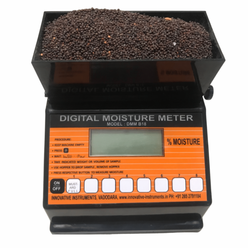 Mustard Digital Moisture Meter - Color: Black