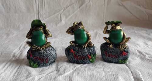 Frogs set Of 3 piece showpiece