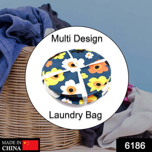 CANVAS LAUNDRY BAG TOY STORAGE LAUNDRY STORAGE 6186