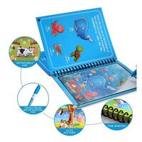 Magic Water Quick Dry Book Water Coloring Book Doodle With Magic Pen Painting Board 8091