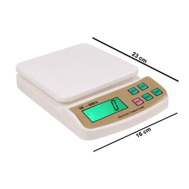 DIGITAL MULTI-PURPOSE KITCHEN WEIGHING SCALE (SF400A) 1610