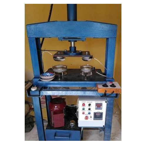 Blue Hydraulic Paper Plate Machine