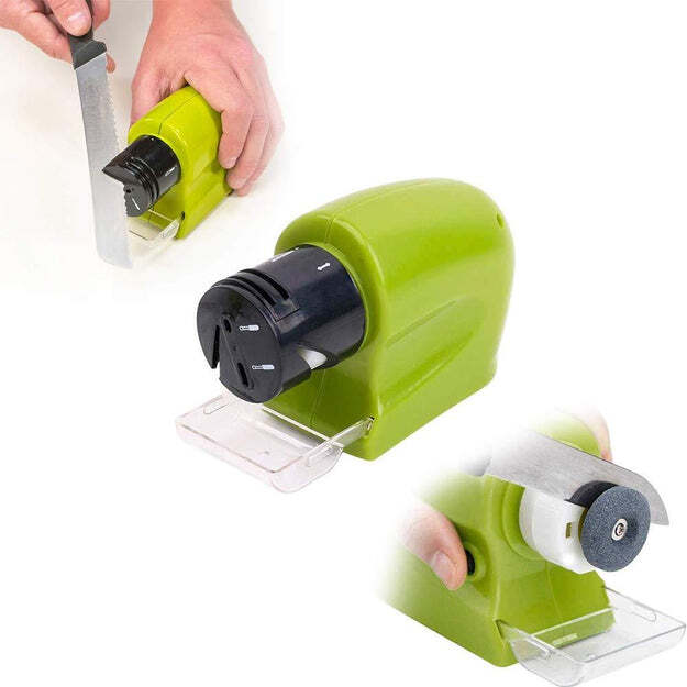 CORDLESS MOTORIZED KNIFE BLADE SHARPENER TOOL (0135)