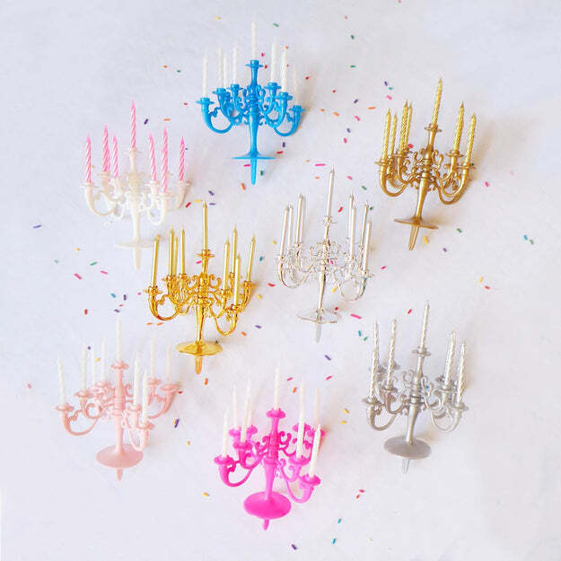 LUXURY BIRTHDAY CANDLES SPECIAL CAKE CANDLES STAND PARTY AND EVENT UNIQUE CANDLE CAKE TOPPER WITH 9 CANDLES CAKE CANDLE HOLDERS CAKE DECORATIONS ROMANTIC PROPOSE CANDLES (8353)