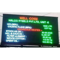 Industrial Display Board Application: Outdoor