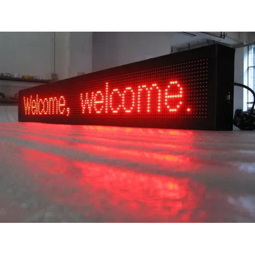 P10 Single Colour Running Led Display Application: Outdoor