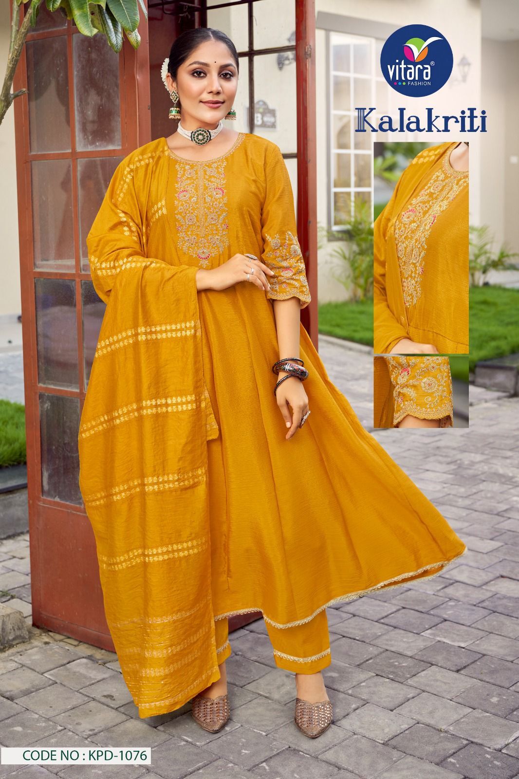 Designer Embroidered Anarkali Suit