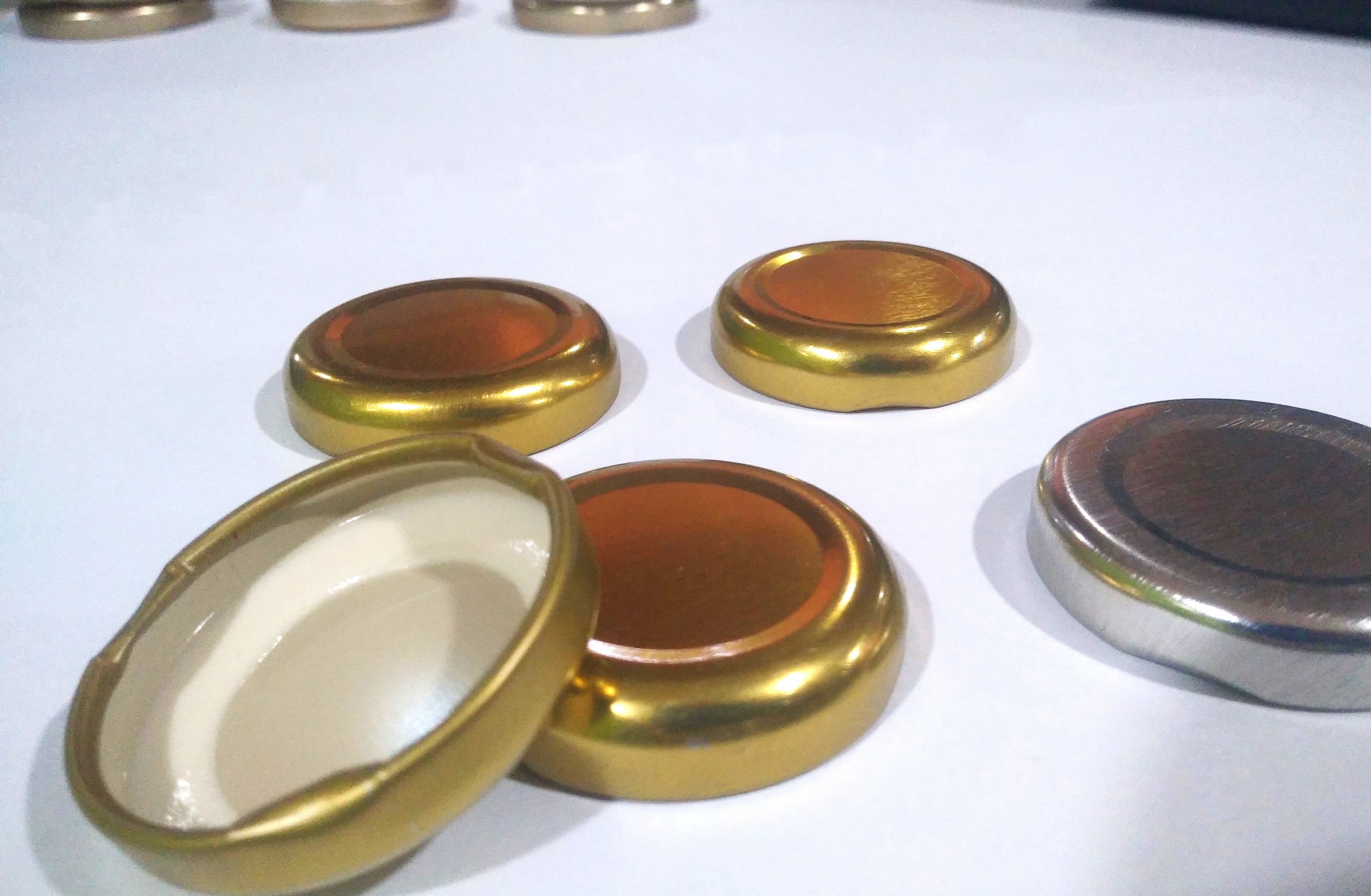 38mm Plain Gold And Silver LUG CAPS