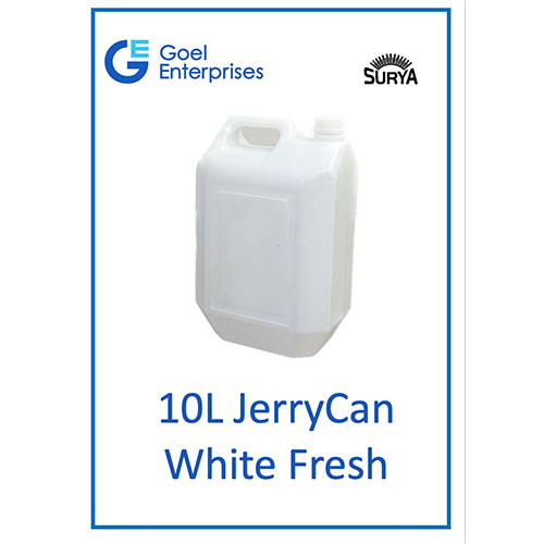 10L Jerry can White Fresh