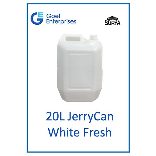 20L Jerry can White Fresh