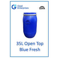 35L Open Top Drum Fresh Blue