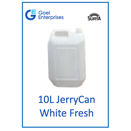 10L Jerry can White Fresh