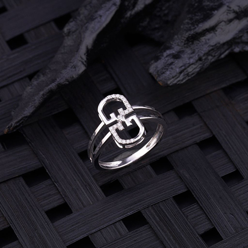 Ladies Silver Color Fancy Rings