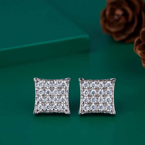 Ladies Square Earrings