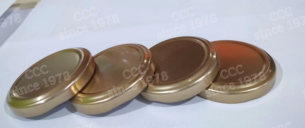 58mm Plain Gold and Silver Lug Caps - Metal 58 Millimeter Diameter | Coated with Anti-Corrosive Lacquers Food Grade Plastisol Liner for Leak Control
