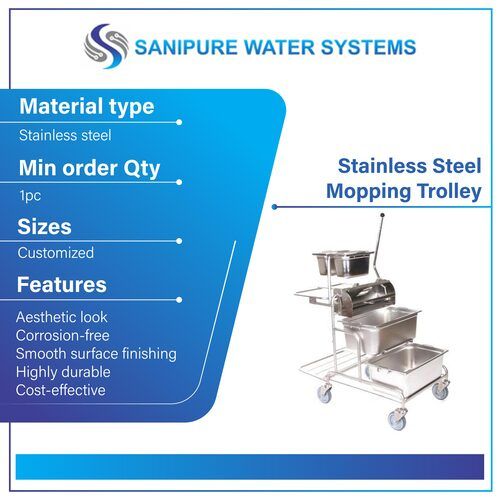 Stainless Steel Mopping Trolley