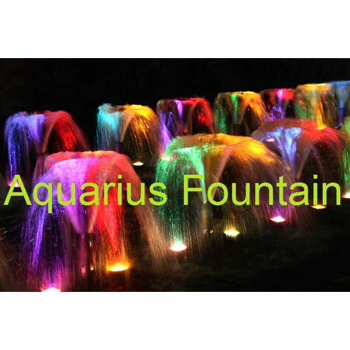 Flower Fountain Lighting: Multicolored Led Light