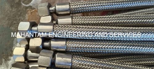 Silver Ss Corrugated Hose