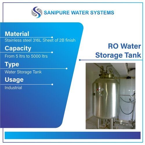 Industrial RO Water Storage Tank