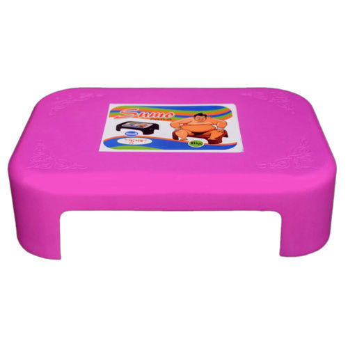 Pink 500 Gm Plastic Bathroom Stool