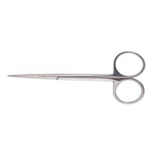JS-690 Strabismus scissors rounded blunt tip straight-curved
