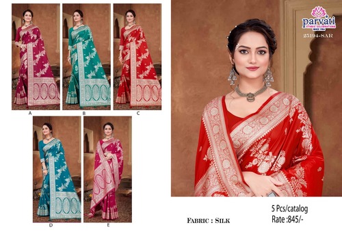 Laheriya Concept Banarasi Silk Saree-25194