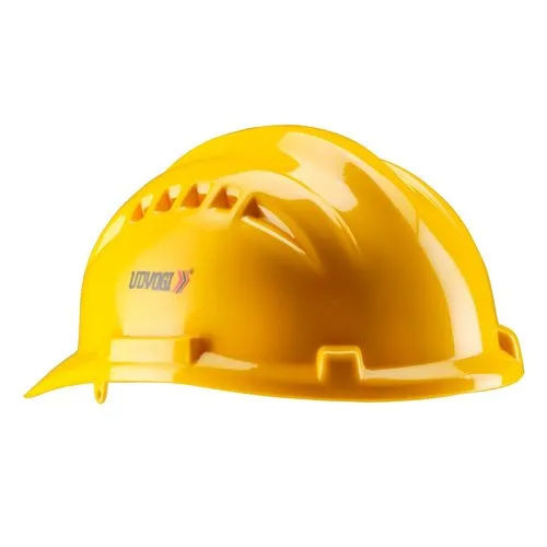 Yellow Isi Make Udyogi Ventilation Helmet