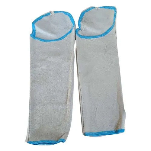 White Leather Hand Sleeves