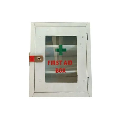 Ms Wall Mounted First Aid Box With Medicines