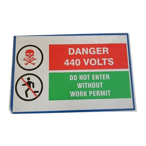 Mild Steel Safety Sign Board