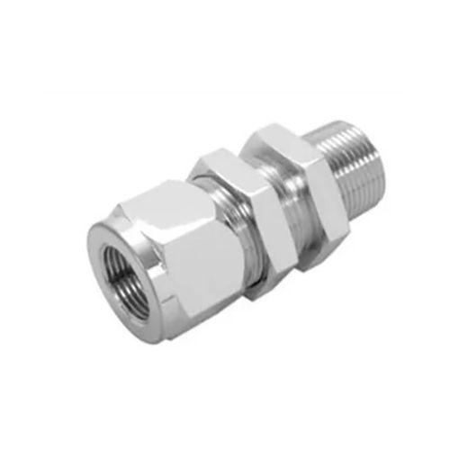 Silver Ermeto Bulkhead Male Connector