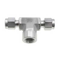 Female Branch Tee - Stainless Steel, Different Sizes Available, Silver Color, Galvanized Treatment | Industrial Grade, Reducing Shape, Warranty Included