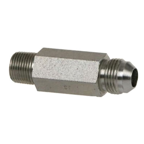 Silver Long Male Connector