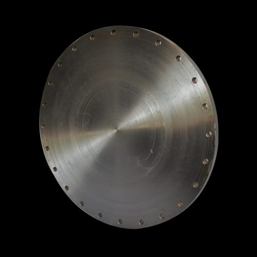 Silver Metal Blind Flange