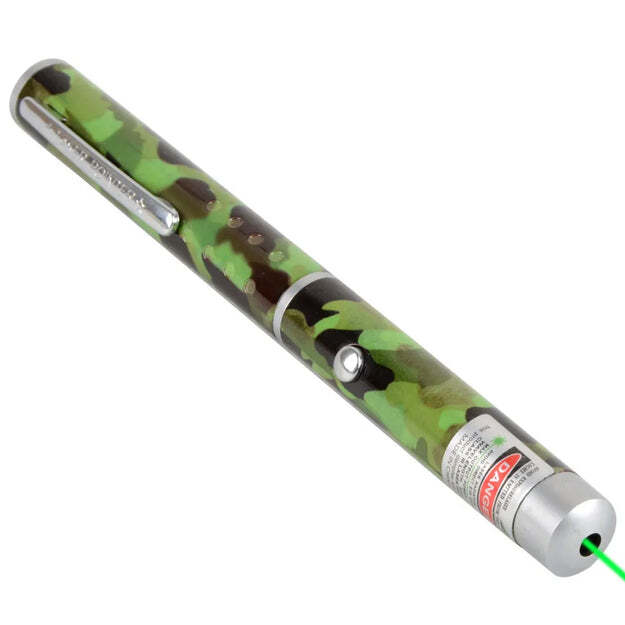 GREEN MULTIPURPOSE LASER LIGHT DISCO POINTER PEN BEAM WITH ADJUSTABLE ANTENA CAP TO CHANGE PROJECT DESIGN (4399)