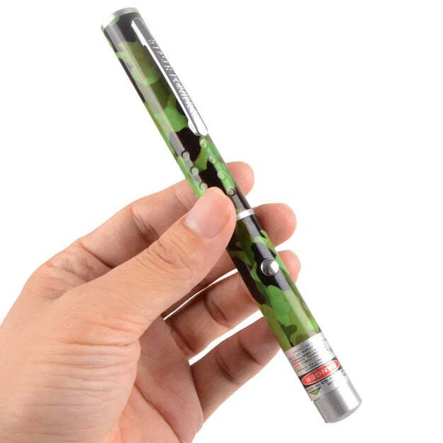 GREEN MULTIPURPOSE LASER LIGHT DISCO POINTER PEN BEAM WITH ADJUSTABLE ANTENA CAP TO CHANGE PROJECT DESIGN (4399)