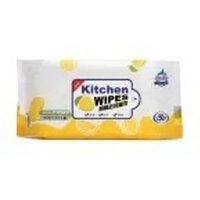 80 Large Kitchen Cleaning Wipes - Antibacterial and Degreasing