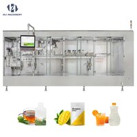 Automatic Multi-function Premade Bag Small Premade Pouch Sachet Fill Seal Packing Machine Drinks Juice Ketchup Liquid Packing Machine