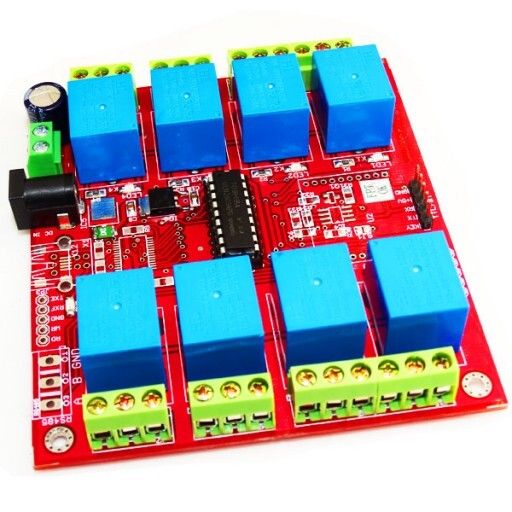 FT245RL USB 8 Channel Relay Board