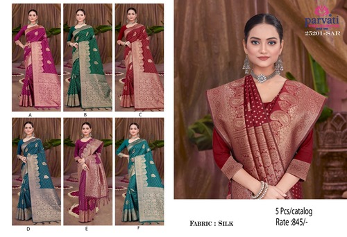 Silk Saree For Pooja Occasion-25201