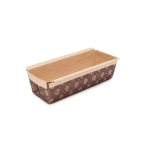 Brown 500 Gm Rectangular Baking Paper Mould