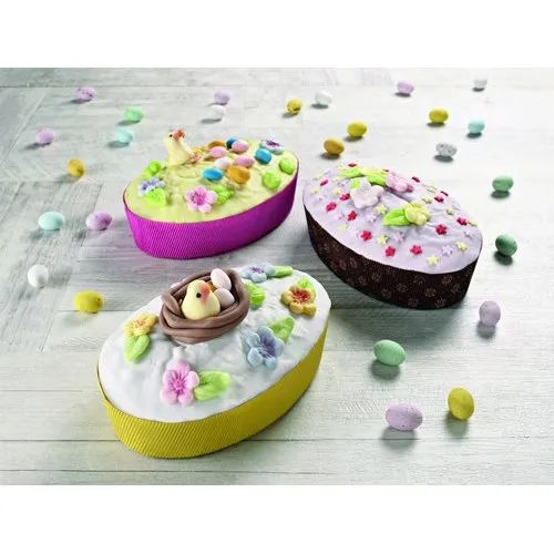 Multicolor Oval Shape Baking Cup