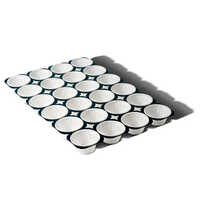 24 Cup Paper Muffin Pan - Sturdy Paper, Tray Size 504x338 Mm, White Color | Manual Use, Easy Cleanup For Baking Large Batches